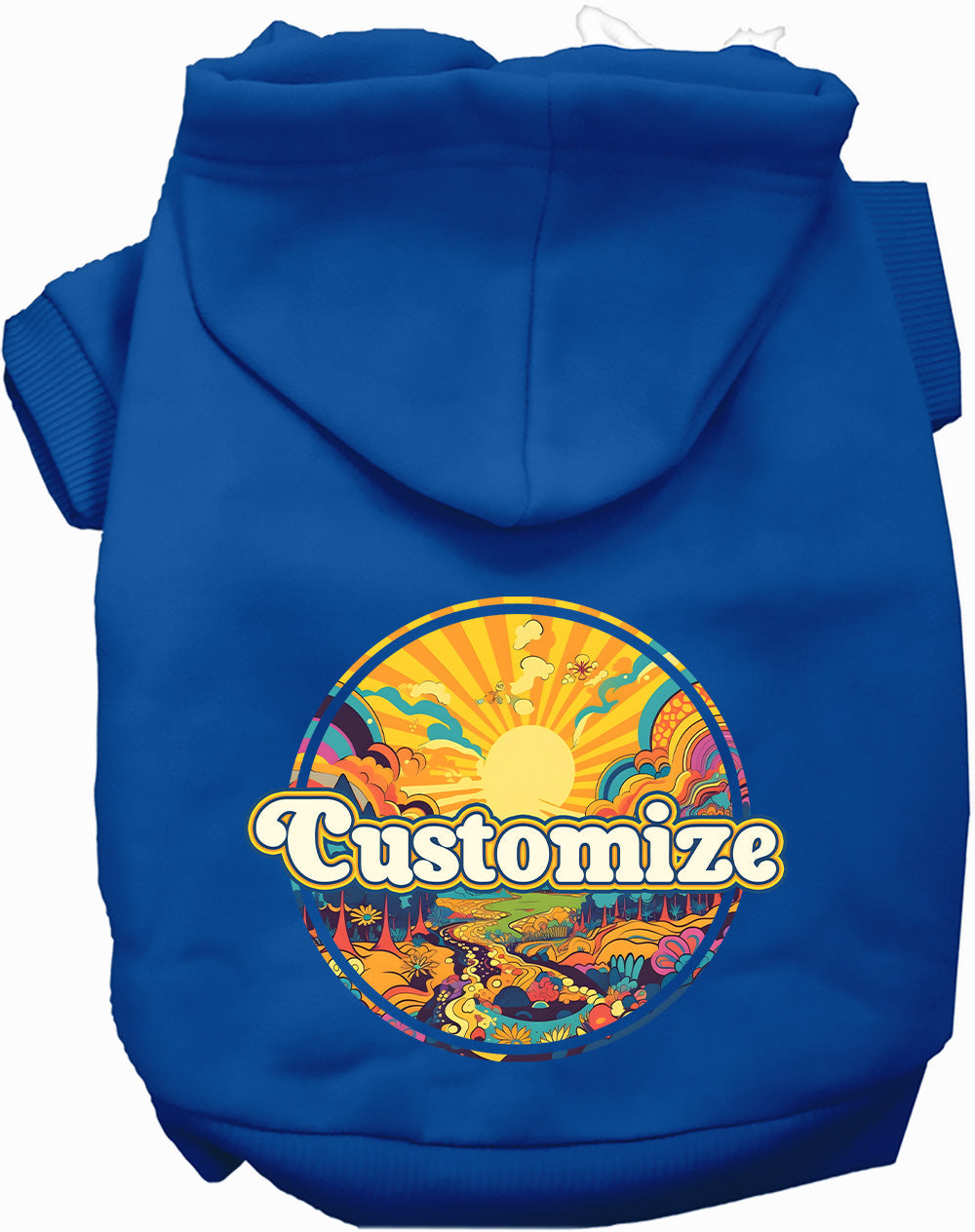 Custom Trippy Peaks Pet Hoodie