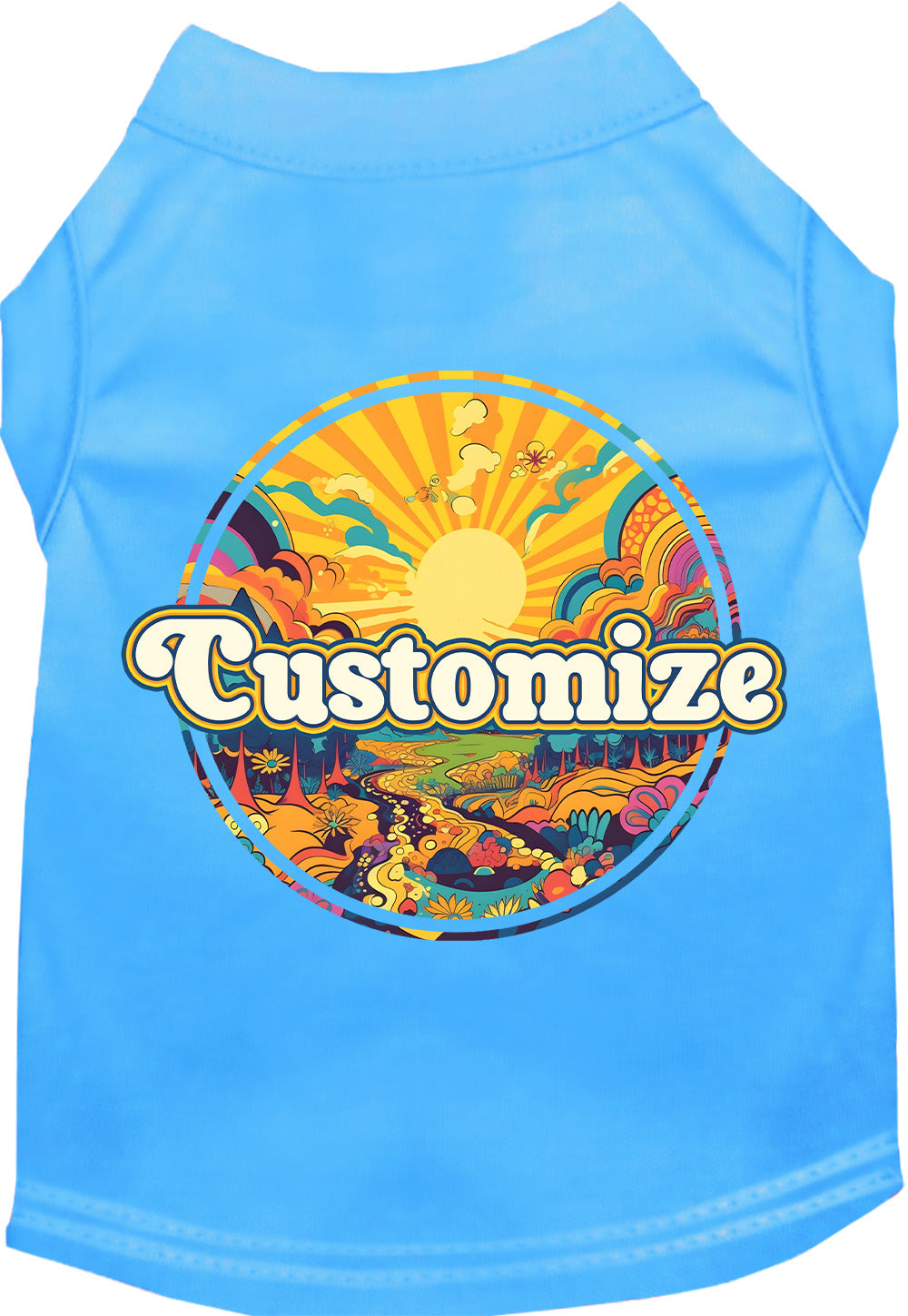 Custom Trippy Peaks Pet Shirt