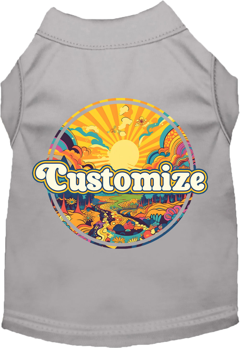 Custom Trippy Peaks Pet Shirt