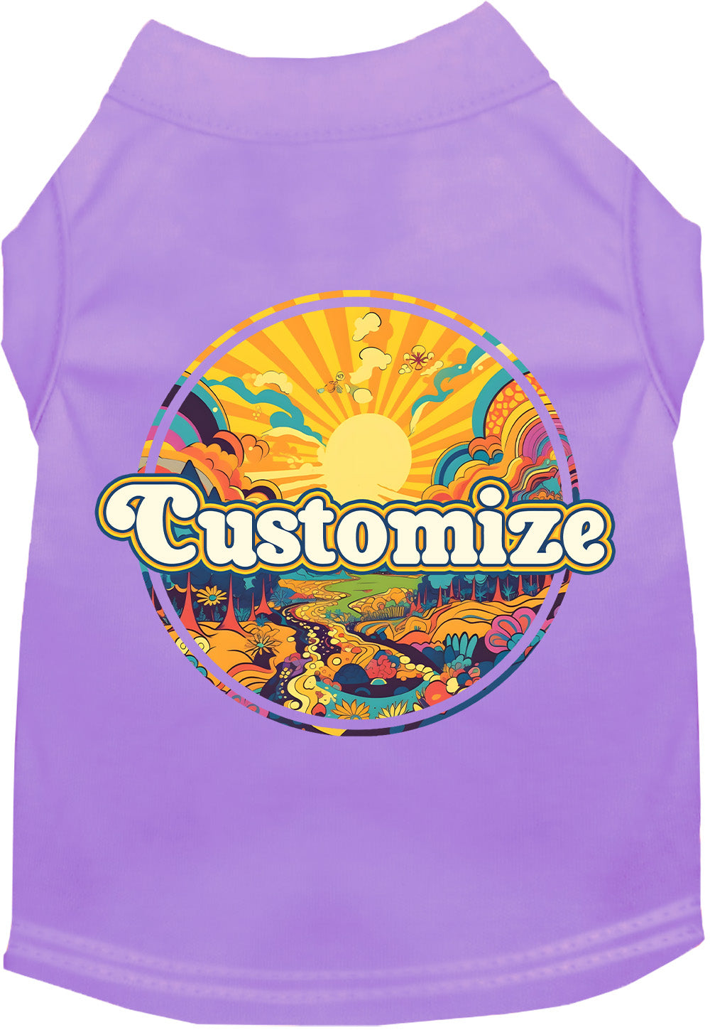 Custom Trippy Peaks Pet Shirt