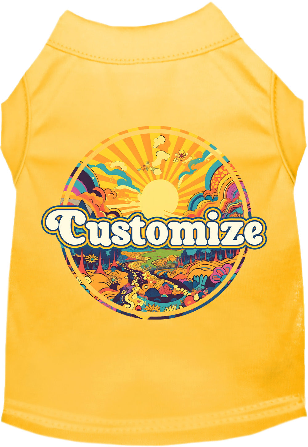 Custom Trippy Peaks Pet Shirt