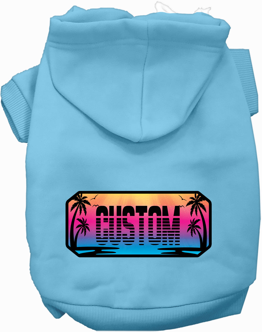 Custom Beach Shades Pet Hoodie