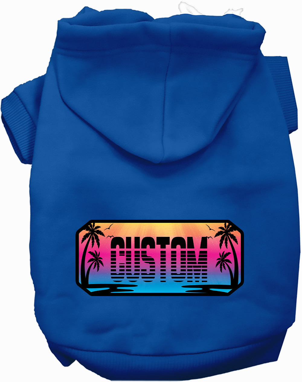 Custom Beach Shades Pet Hoodie