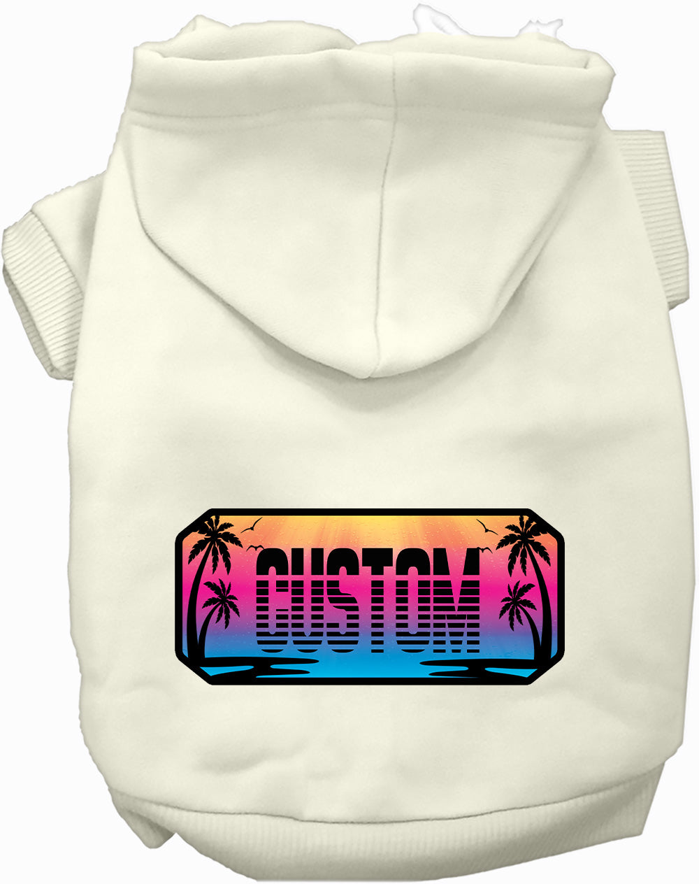Custom Beach Shades Pet Hoodie