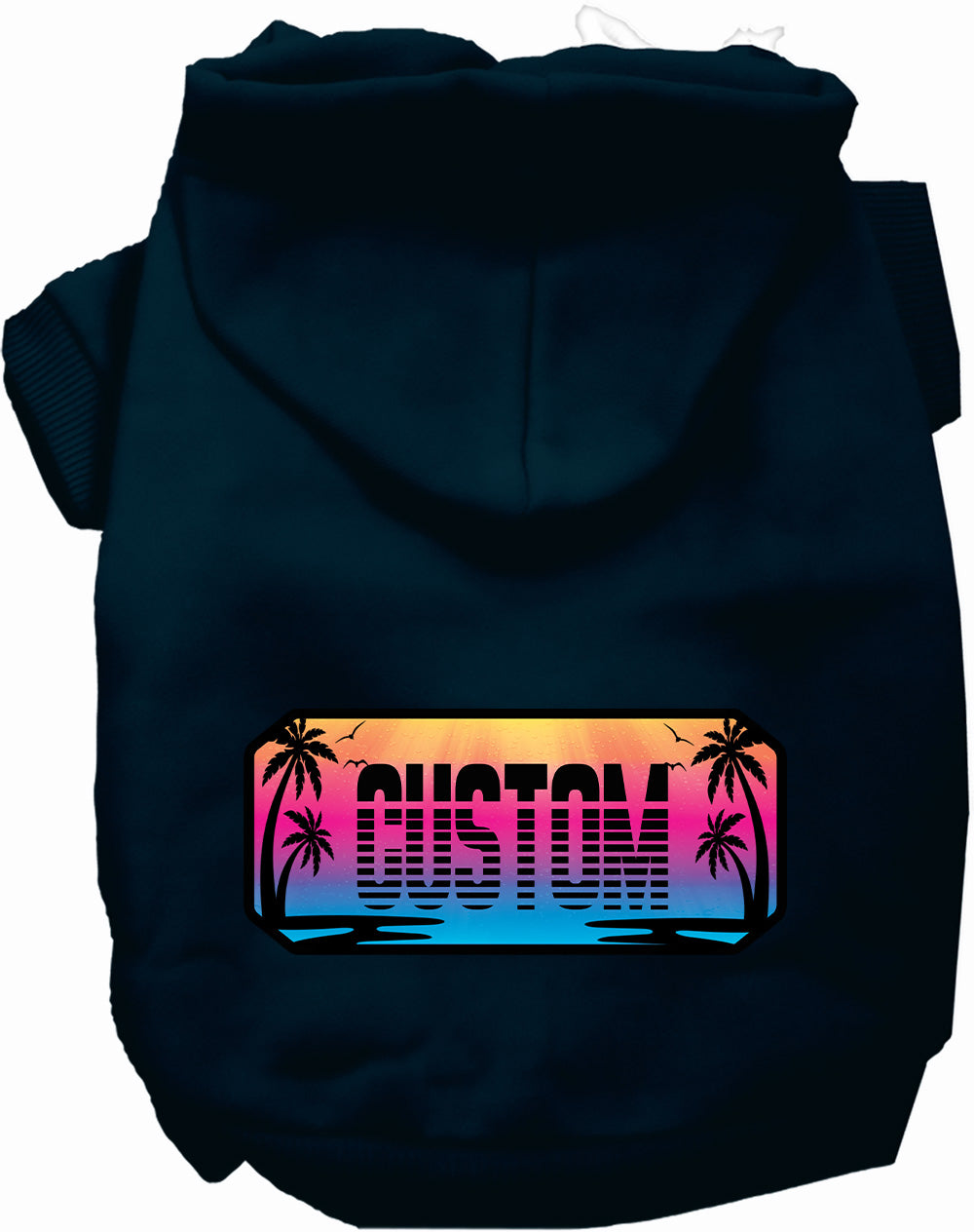 Custom Beach Shades Pet Hoodie