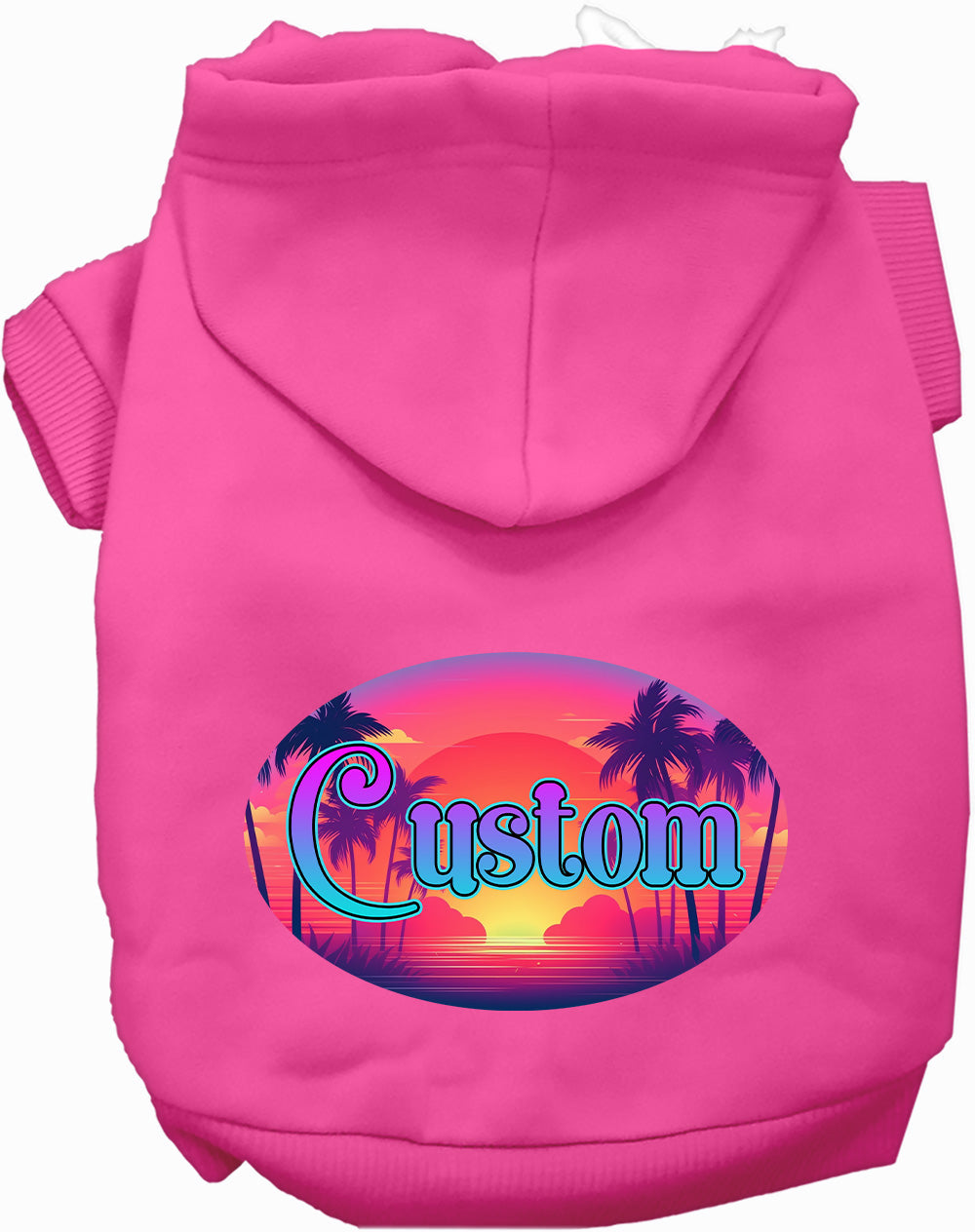 Custom Classic Beach Pet Hoodie
