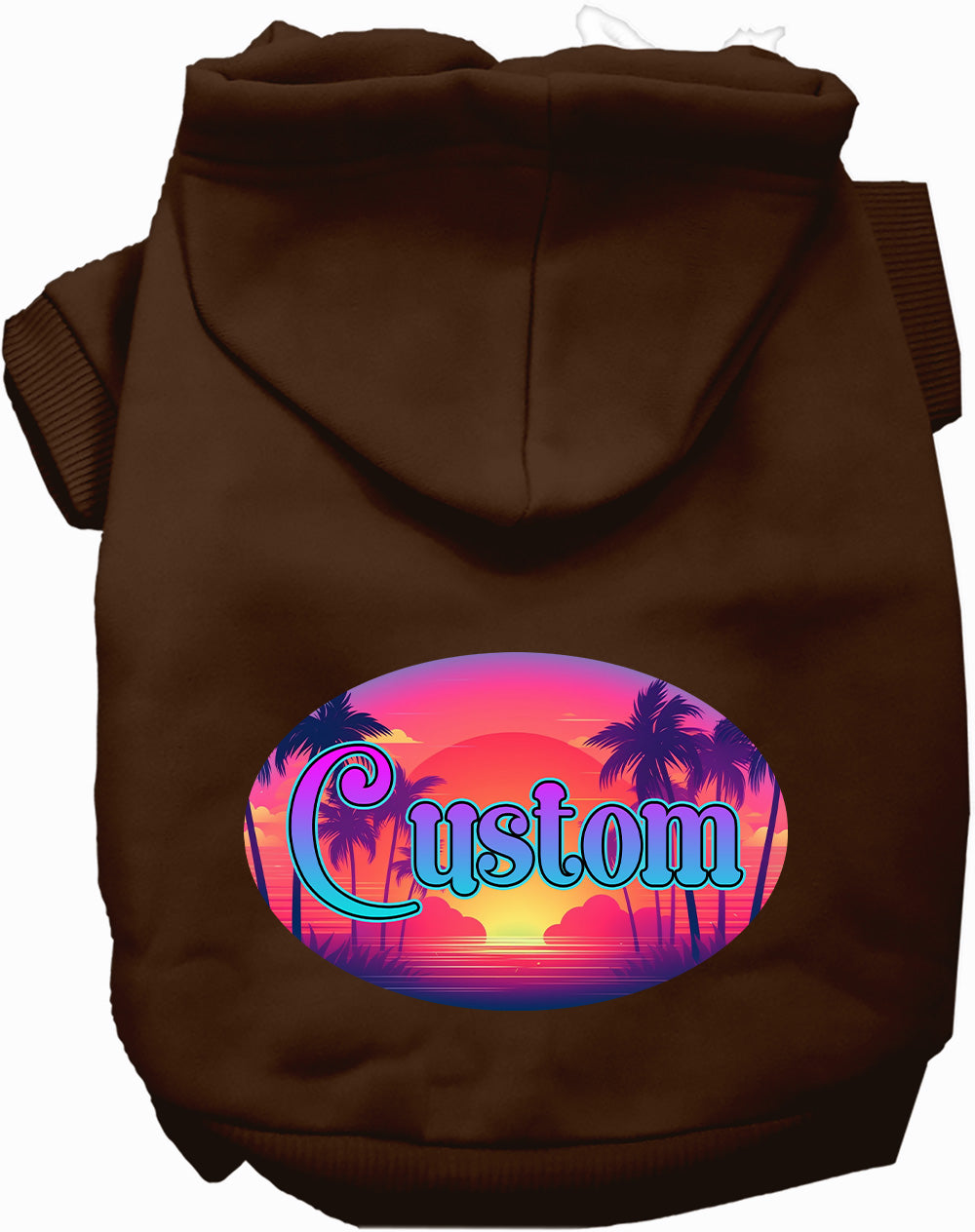 Custom Classic Beach Pet Hoodie