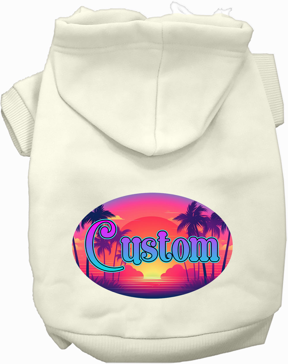 Custom Classic Beach Pet Hoodie