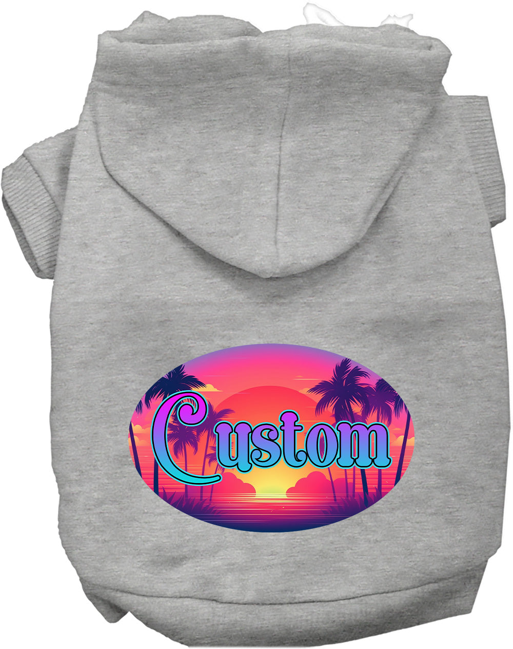 Custom Classic Beach Pet Hoodie
