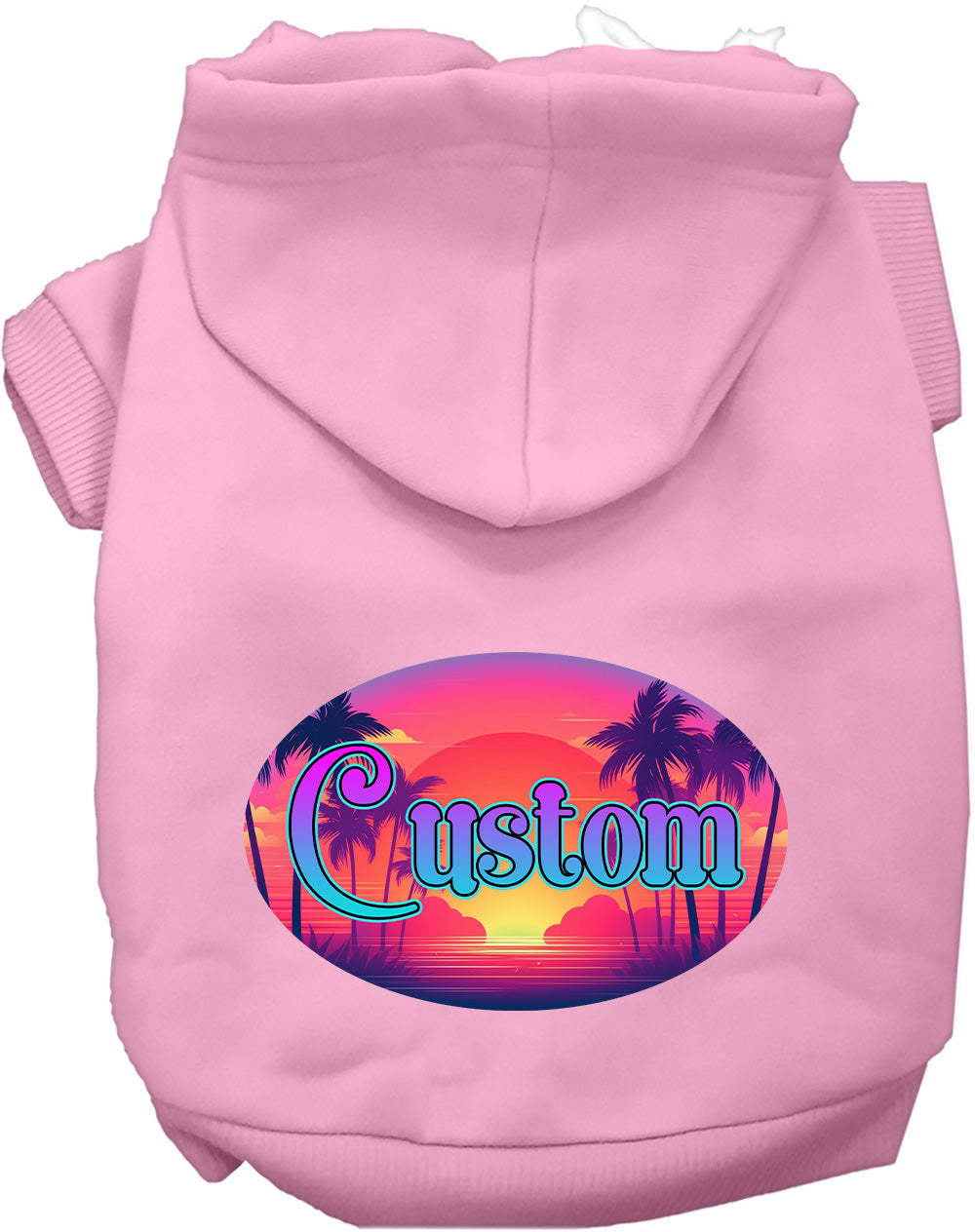 Custom Classic Beach Pet Hoodie