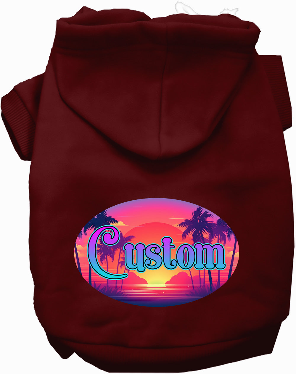 Custom Classic Beach Pet Hoodie