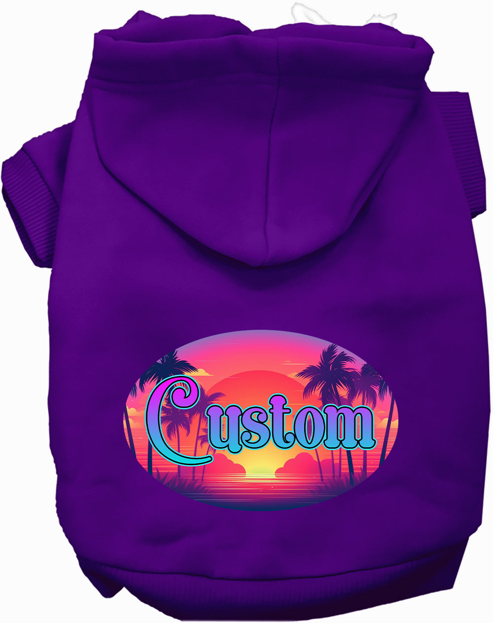 Custom Classic Beach Pet Hoodie