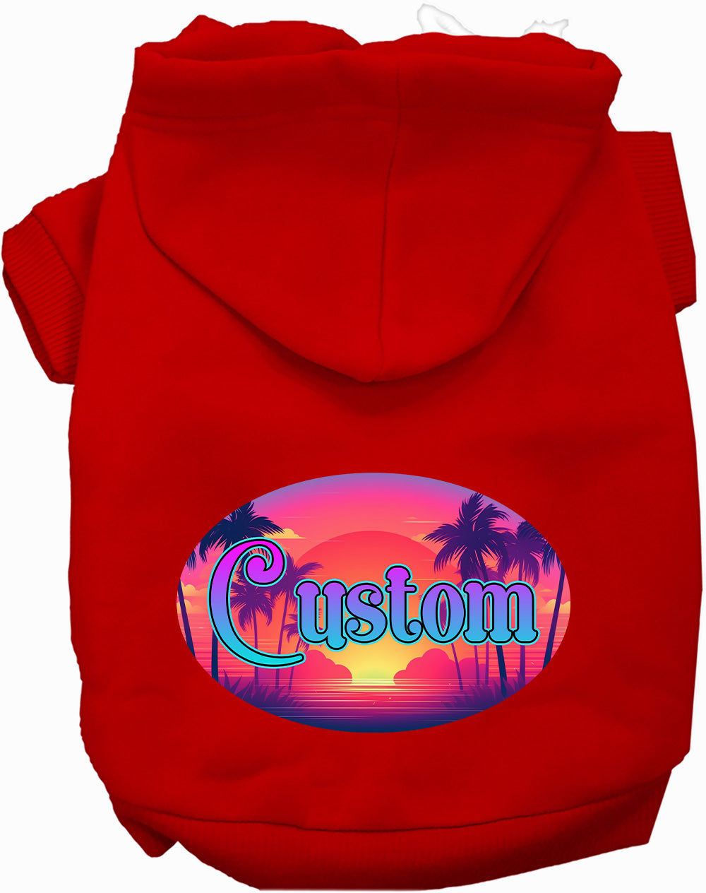 Custom Classic Beach Pet Hoodie