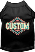 Custom Peach Aztec Pet Shirt