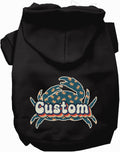 Custom Retro Crabs Pet Hoodie