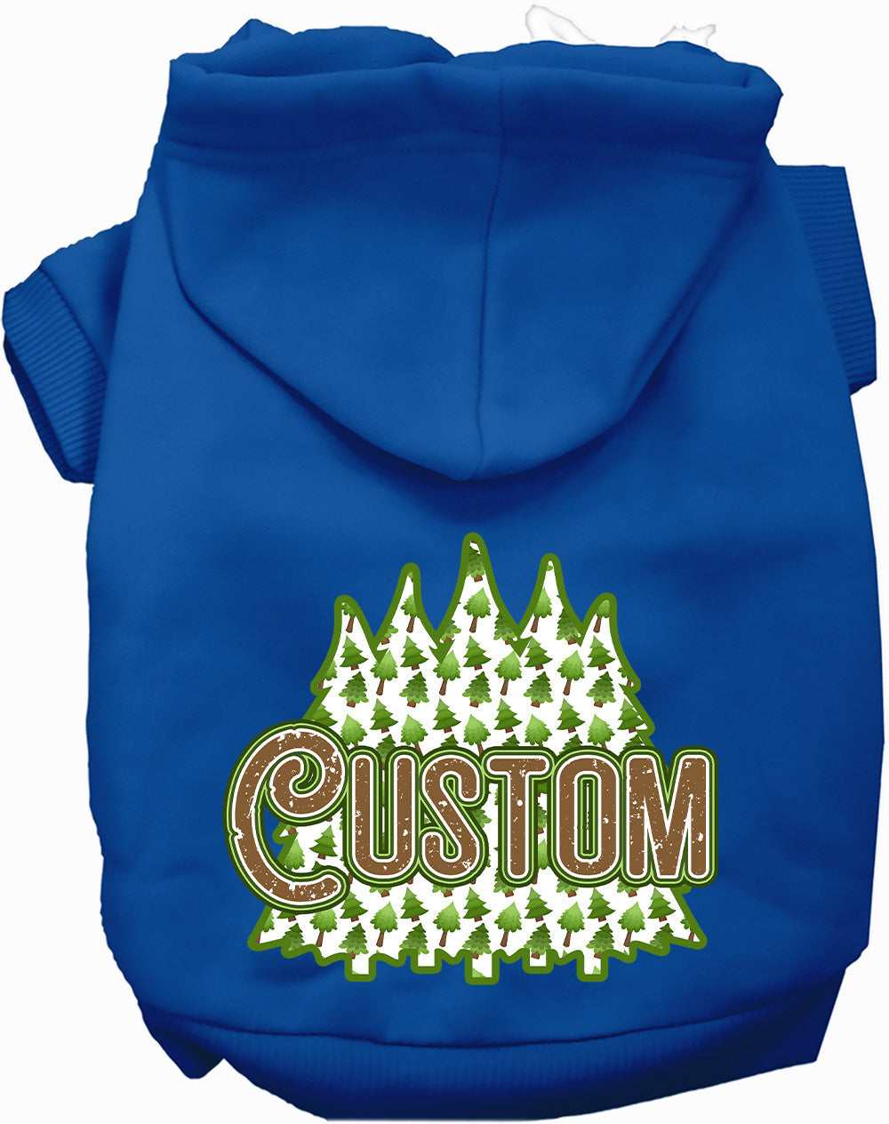 Custom Woodland Trees Pet Hoodie