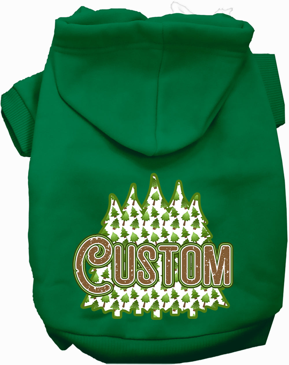 Custom Woodland Trees Pet Hoodie