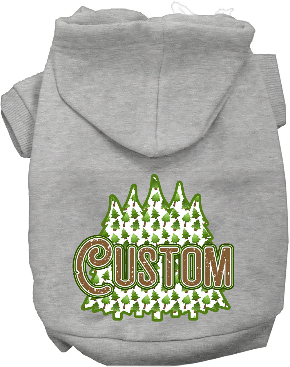 Custom Woodland Trees Pet Hoodie