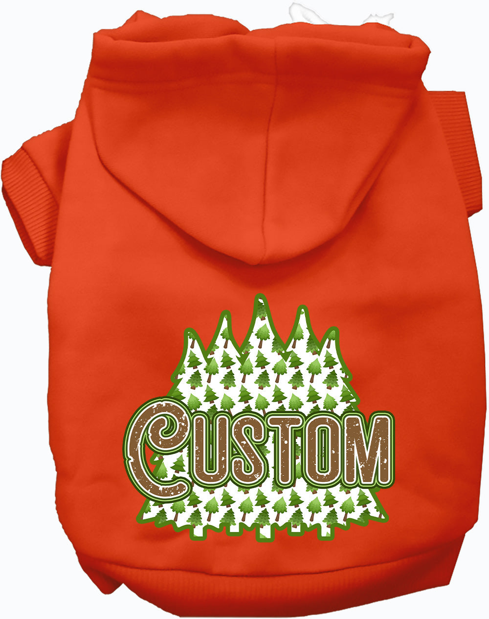 Custom Woodland Trees Pet Hoodie