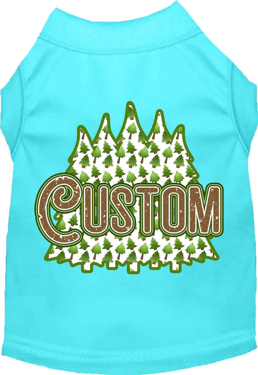 Custom Woodland Trees Pet Shirt