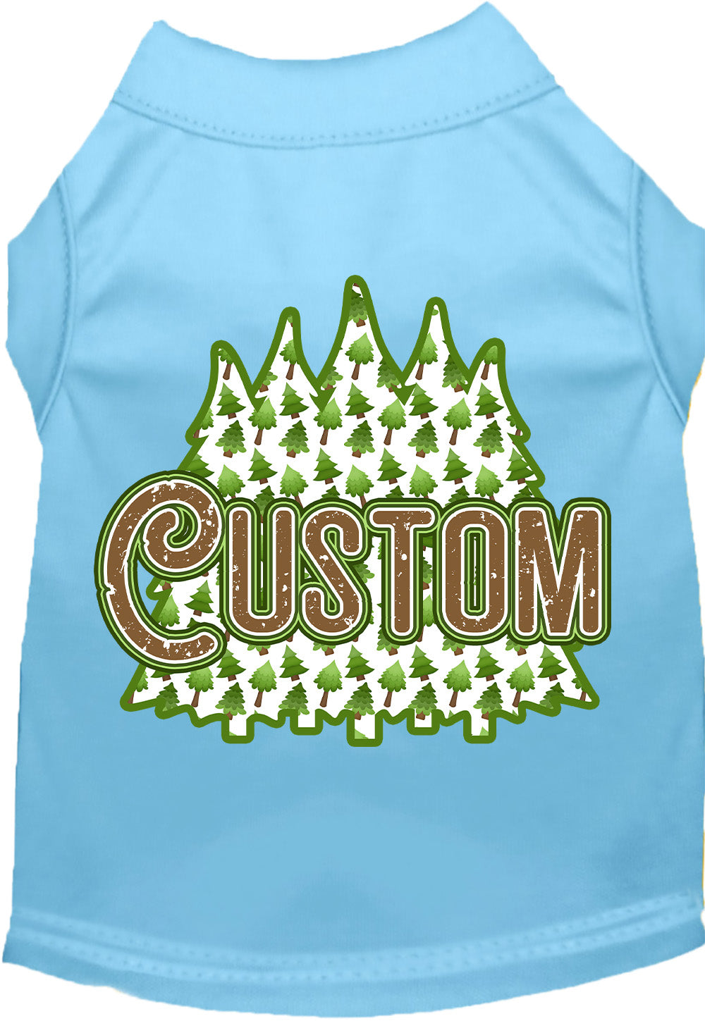 Custom Woodland Trees Pet Shirt