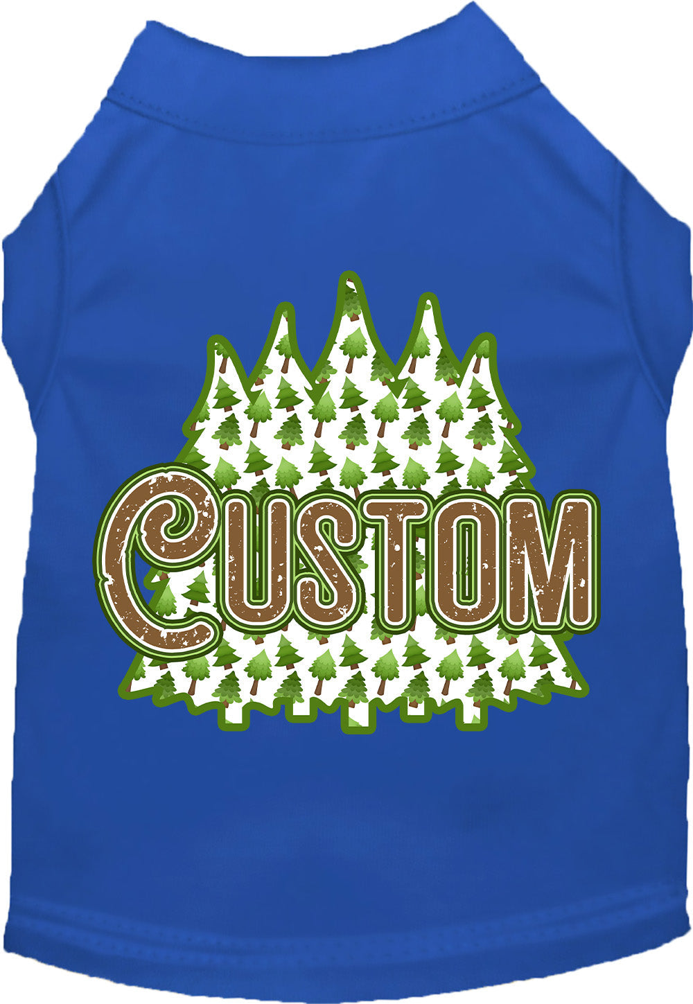 Custom Woodland Trees Pet Shirt