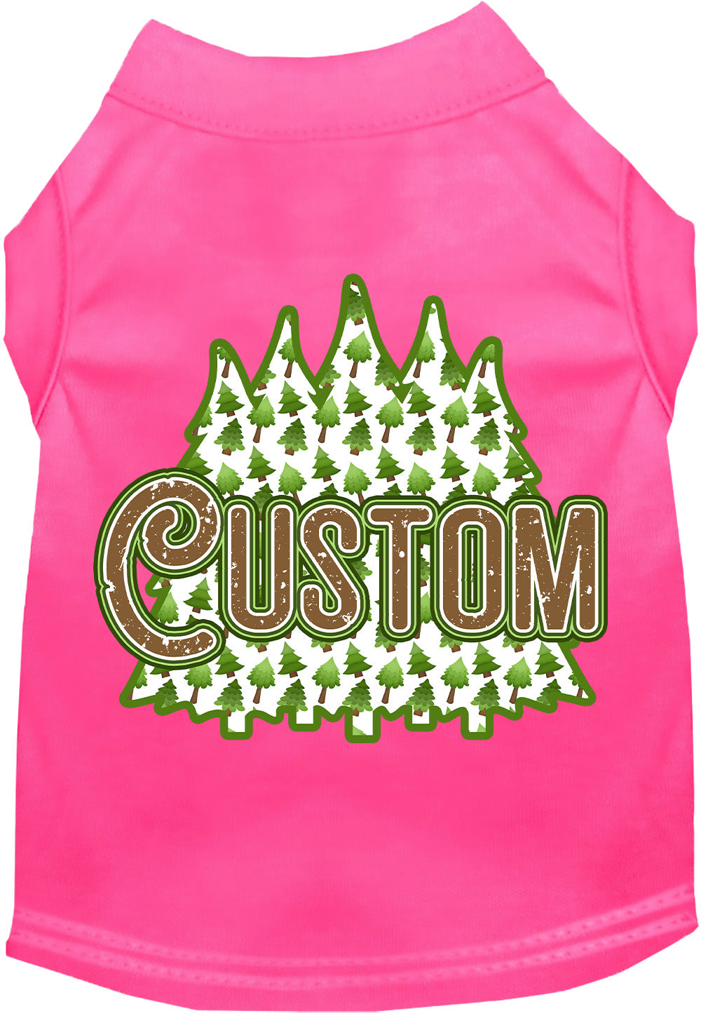 Custom Woodland Trees Pet Shirt