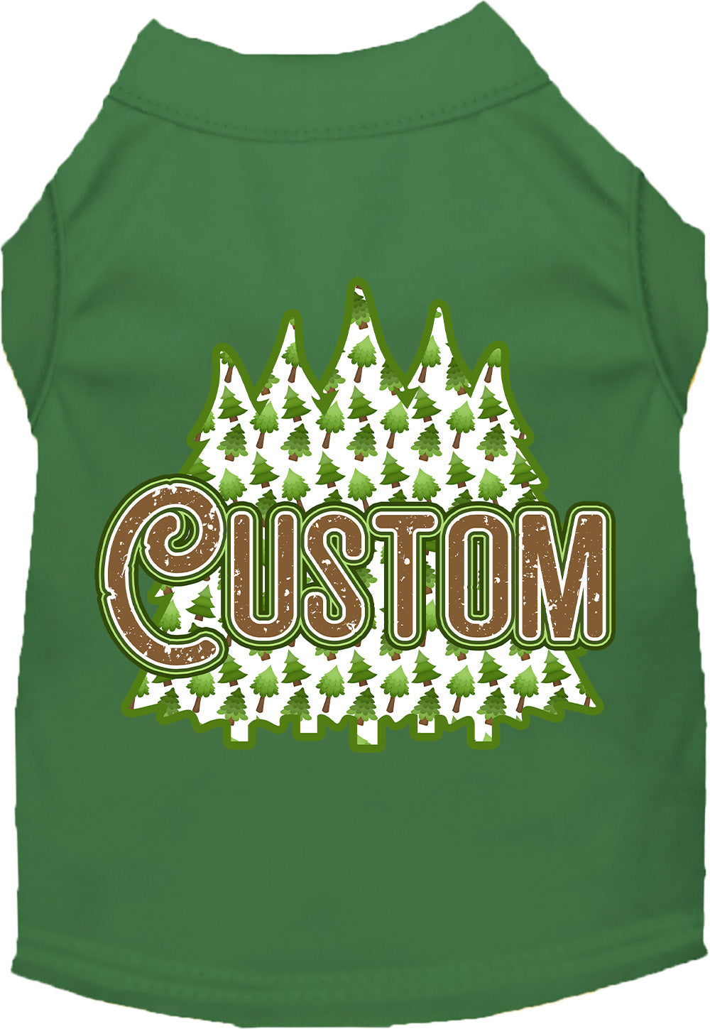 Custom Woodland Trees Pet Shirt