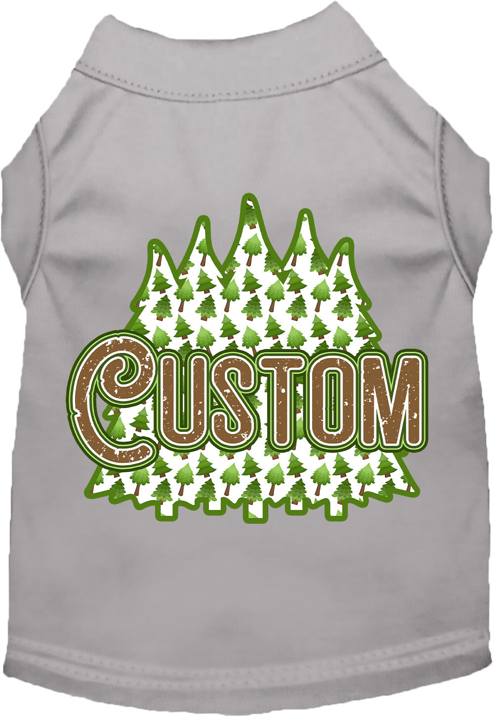 Custom Woodland Trees Pet Shirt