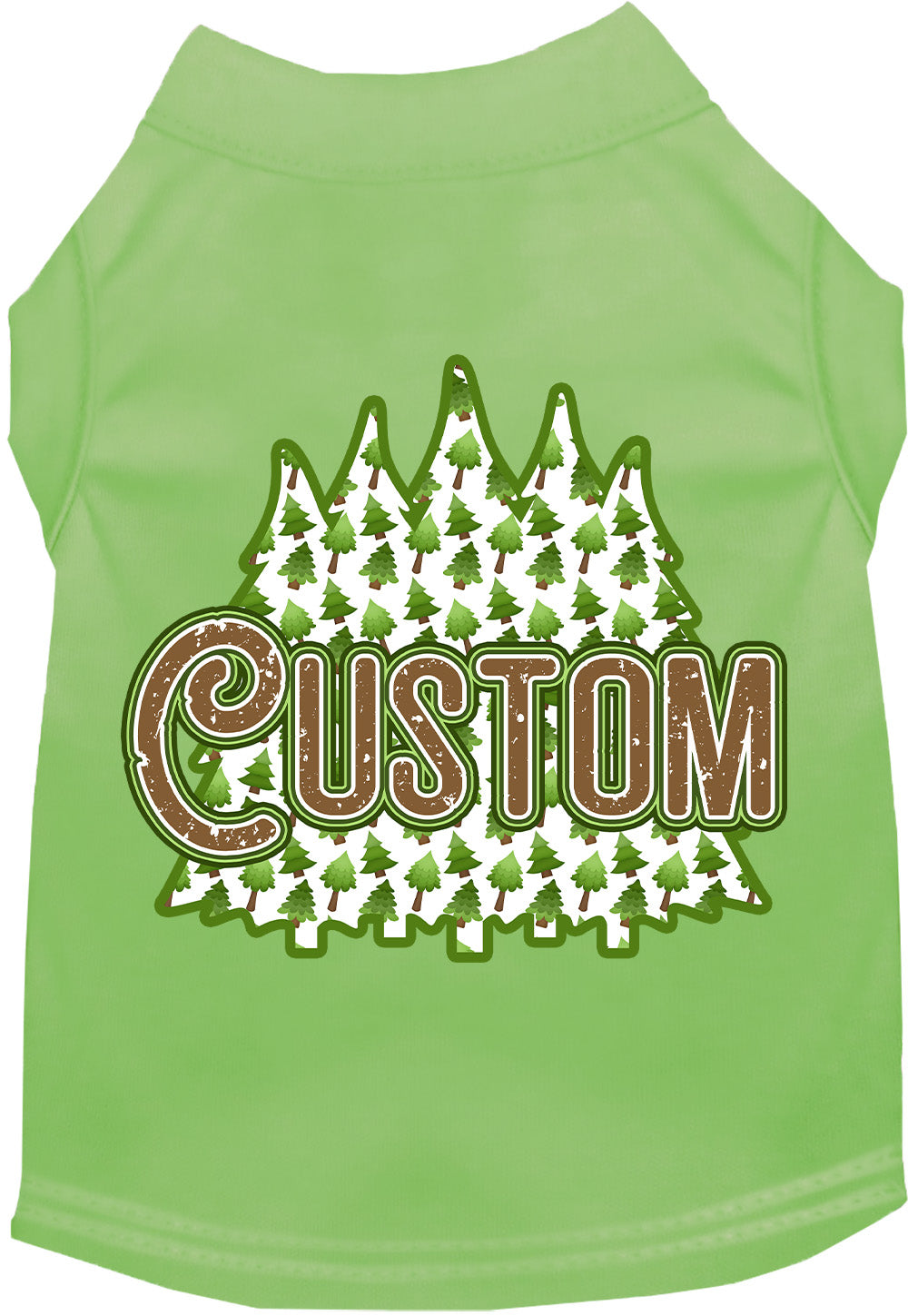 Custom Woodland Trees Pet Shirt
