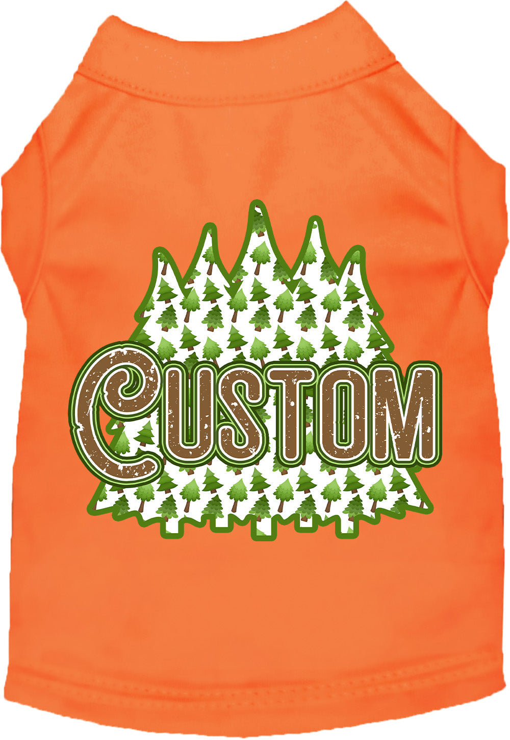 Custom Woodland Trees Pet Shirt
