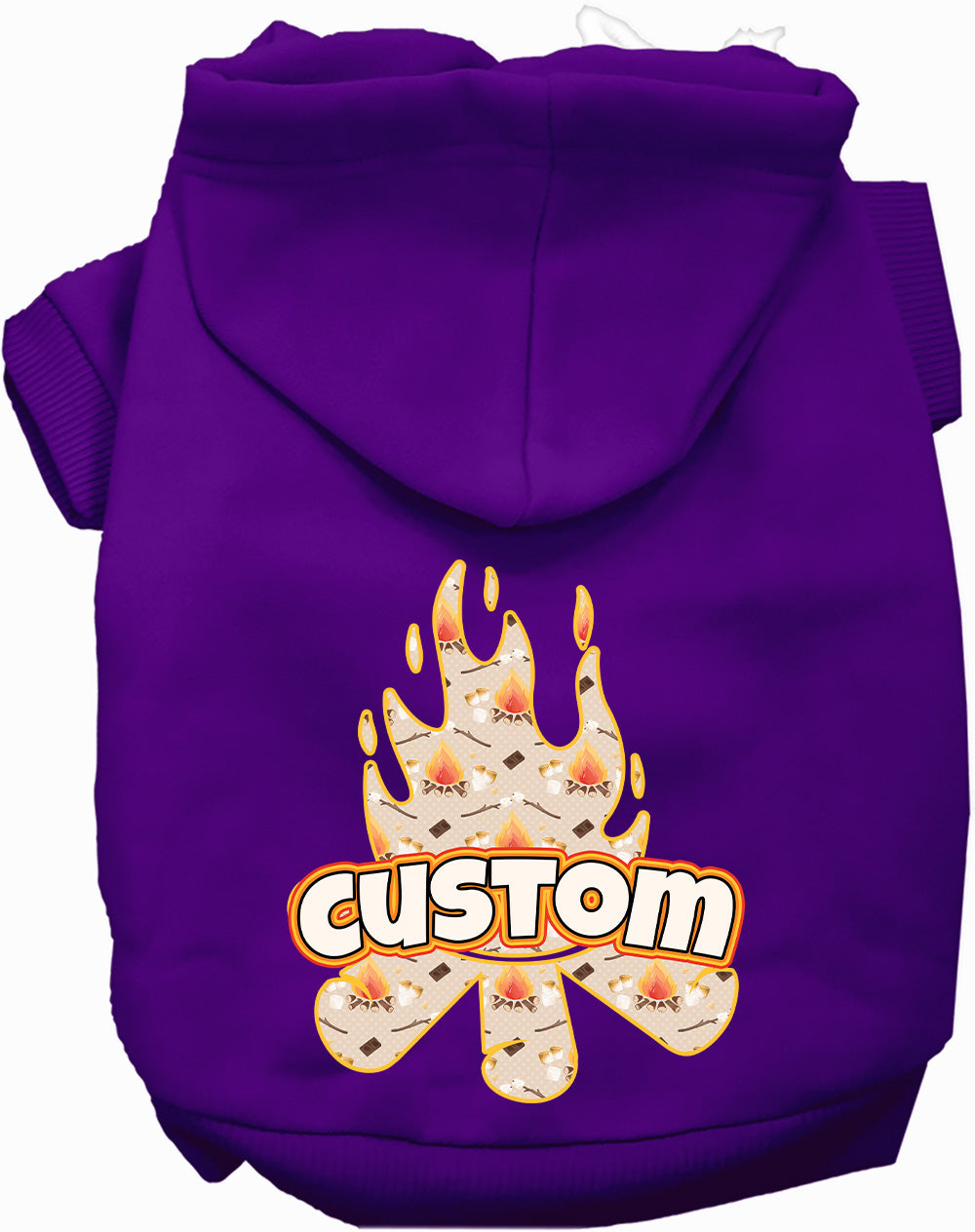 Custom Around the Campfire Pet Hoodie