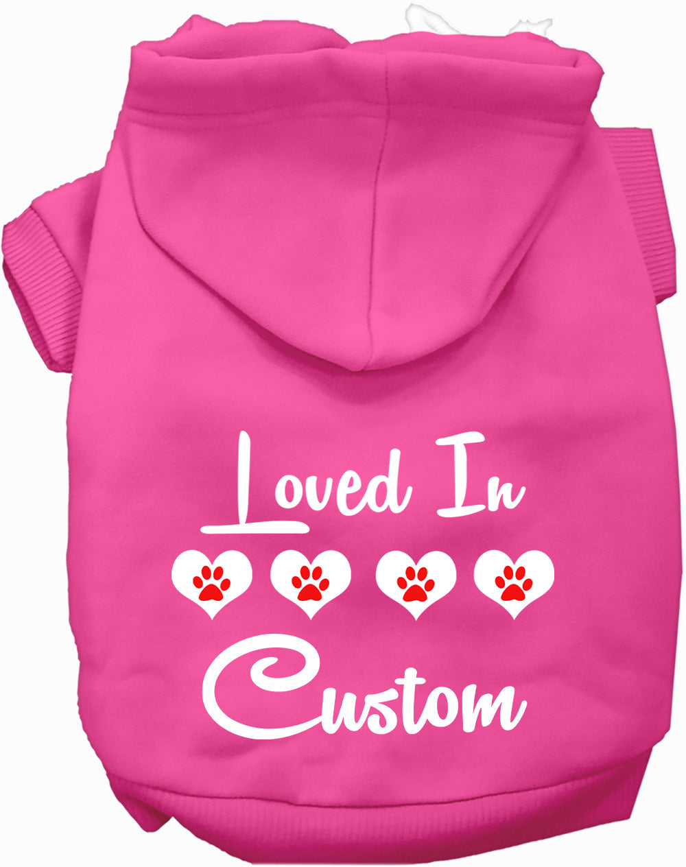 Custom Loved In Pet Hoodie