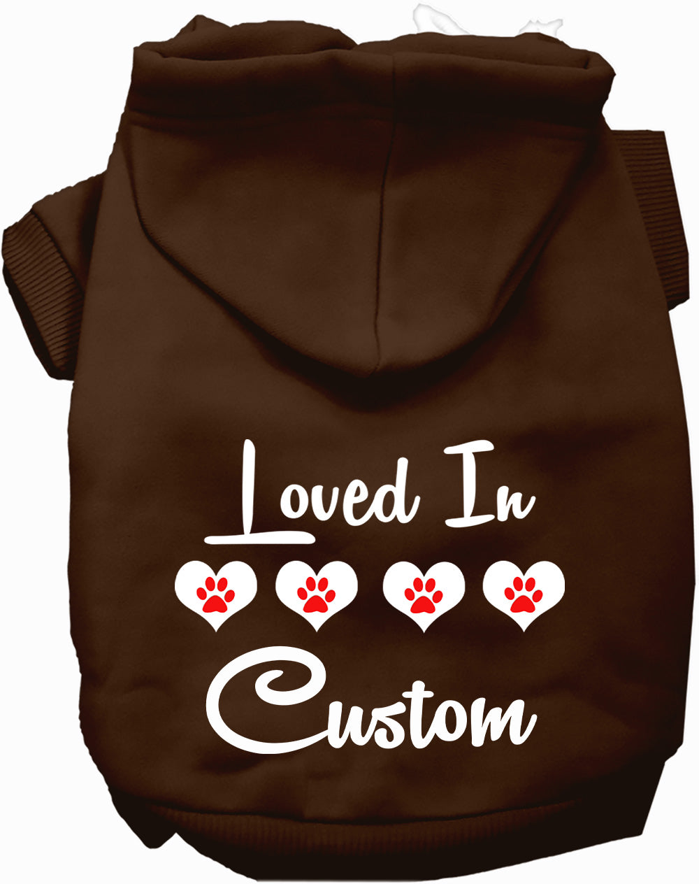 Custom Loved In Pet Hoodie