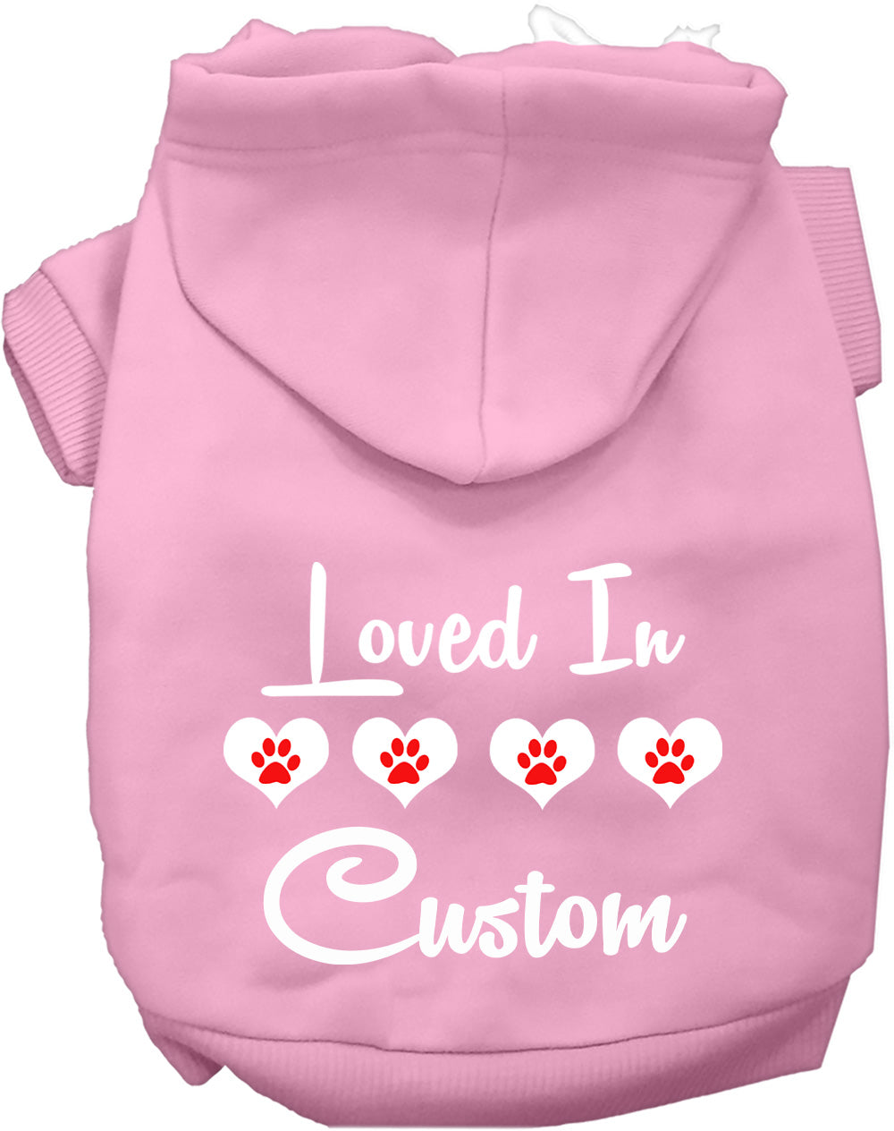 Custom Loved In Pet Hoodie