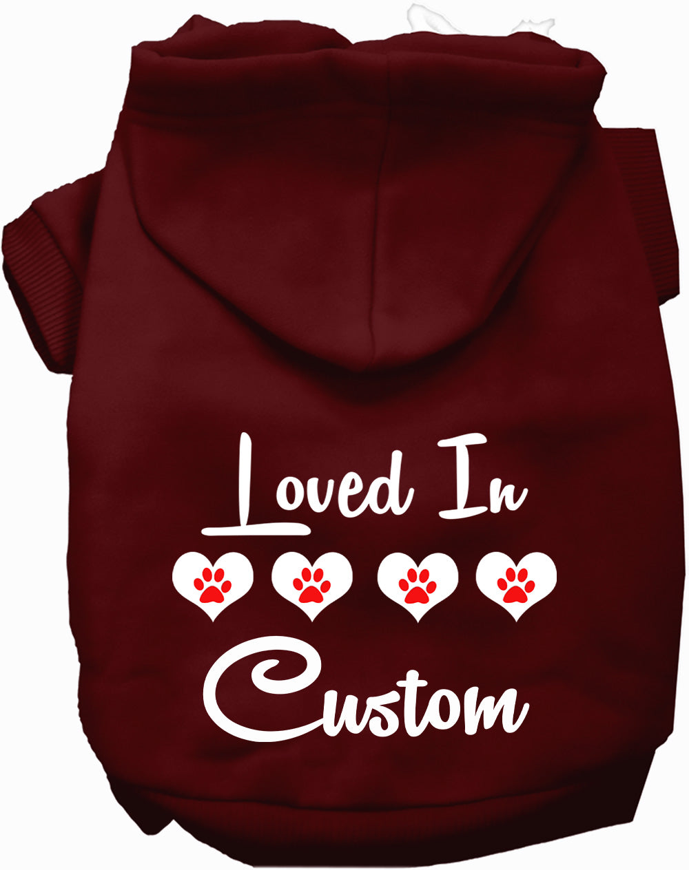 Custom Loved In Pet Hoodie