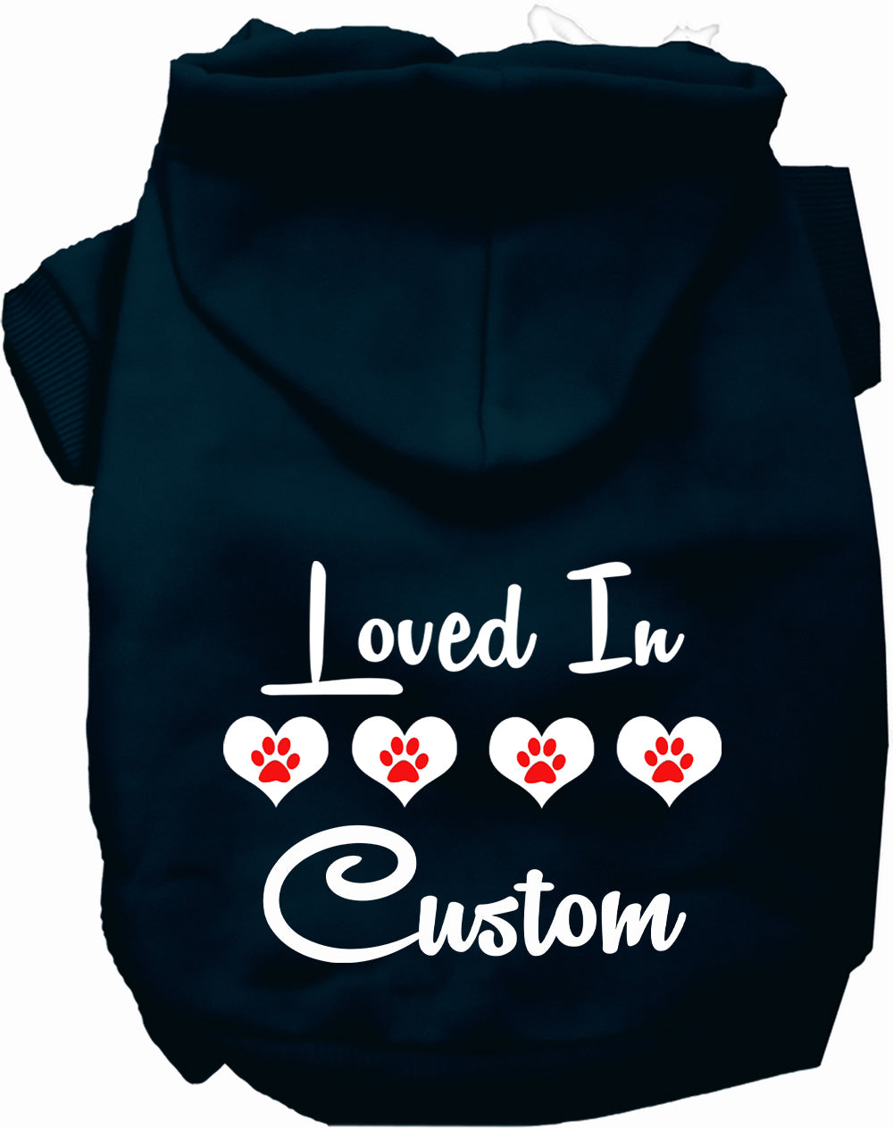 Custom Loved In Pet Hoodie
