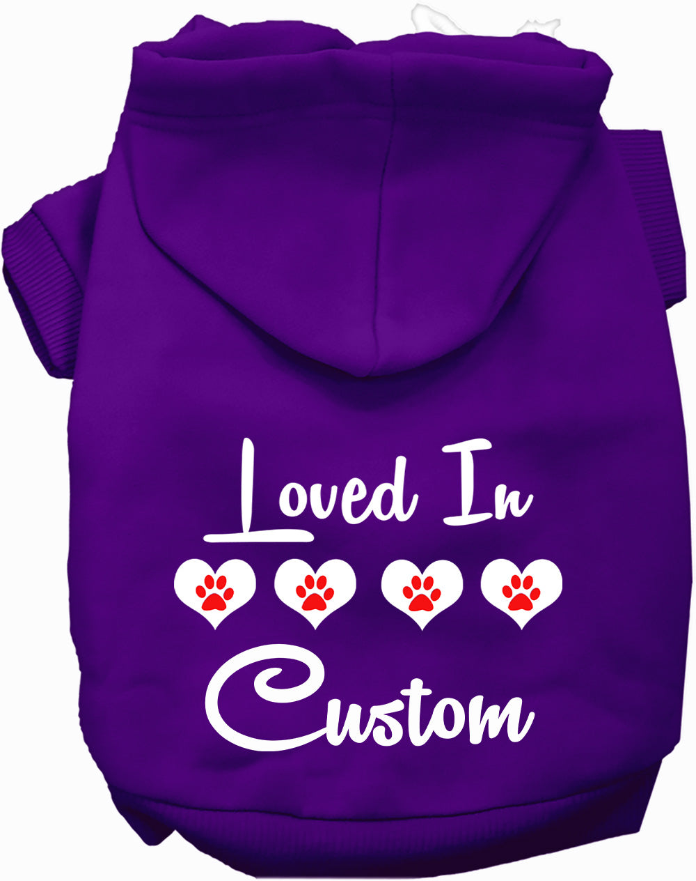 Custom Loved In Pet Hoodie