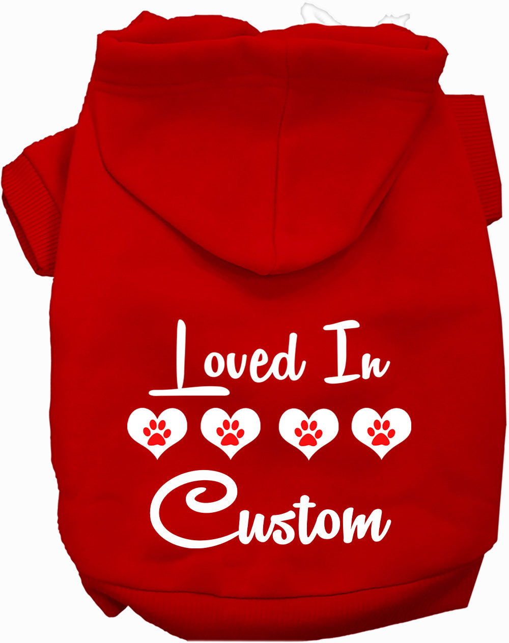 Custom Loved In Pet Hoodie