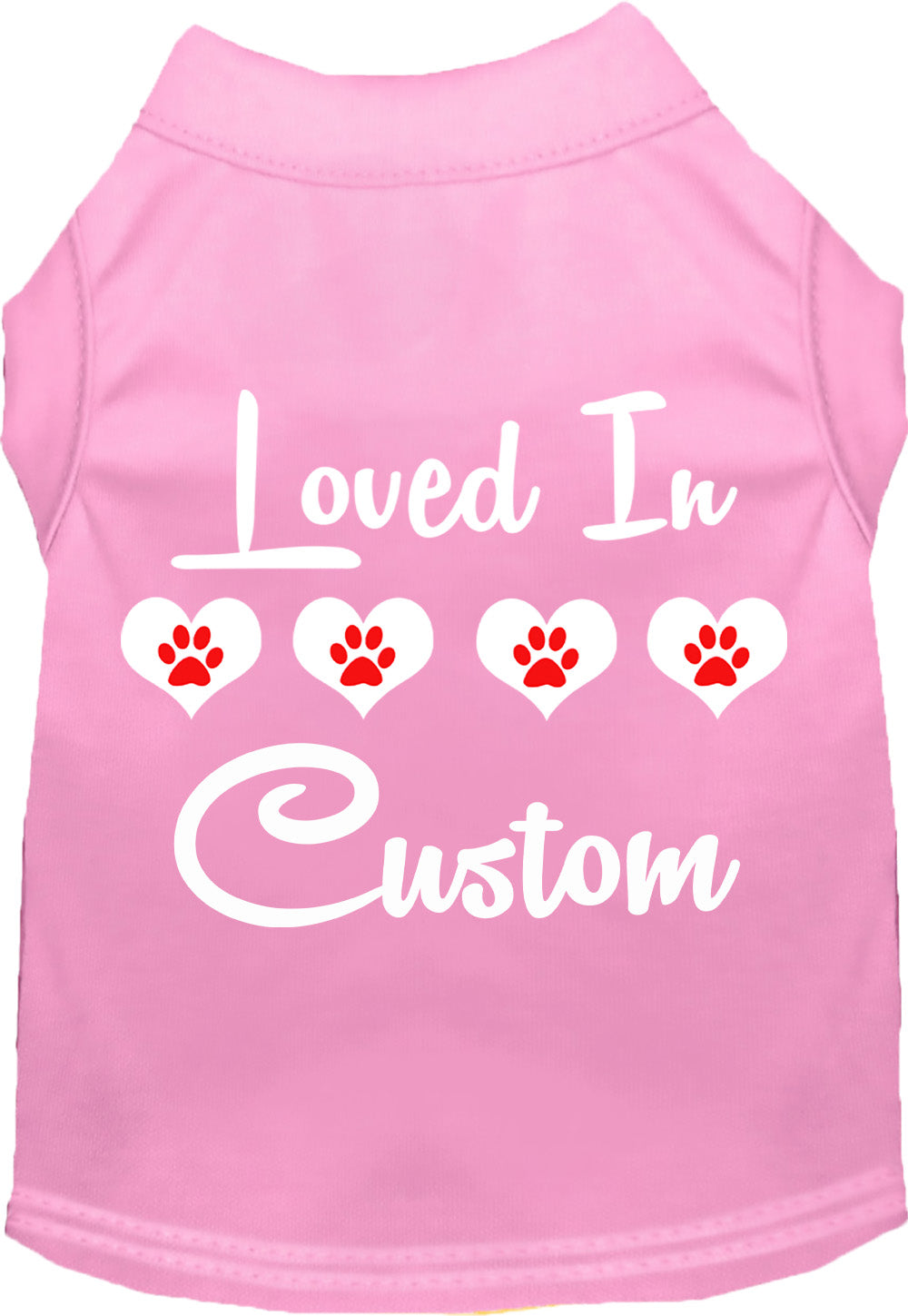 Custom Loved In Pet Shirt