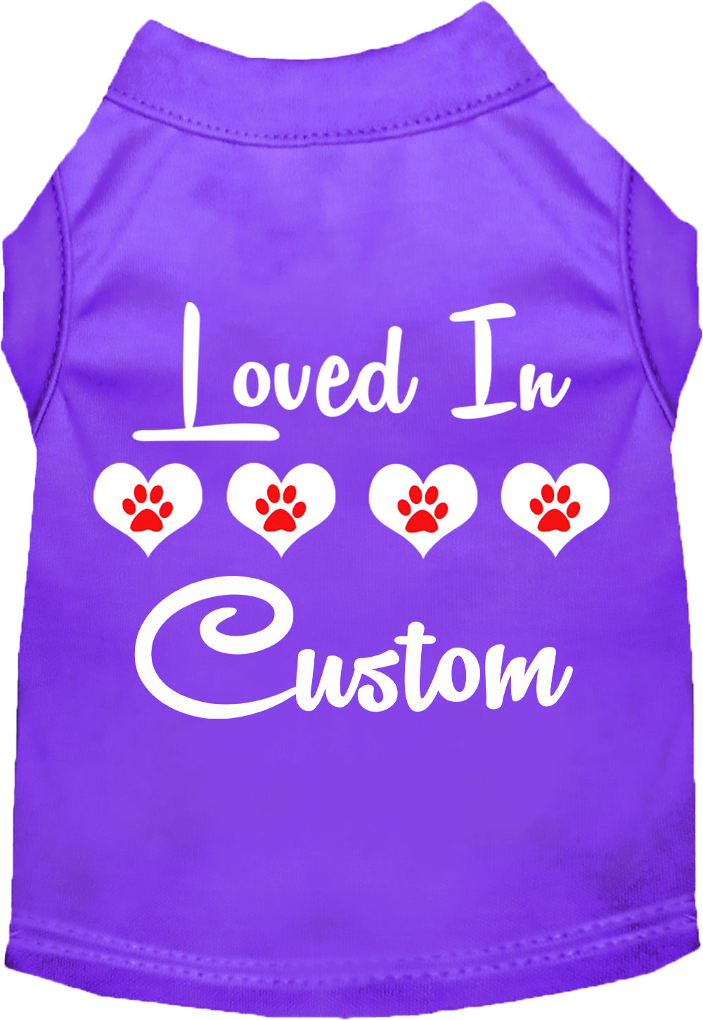 Custom Loved In Pet Shirt