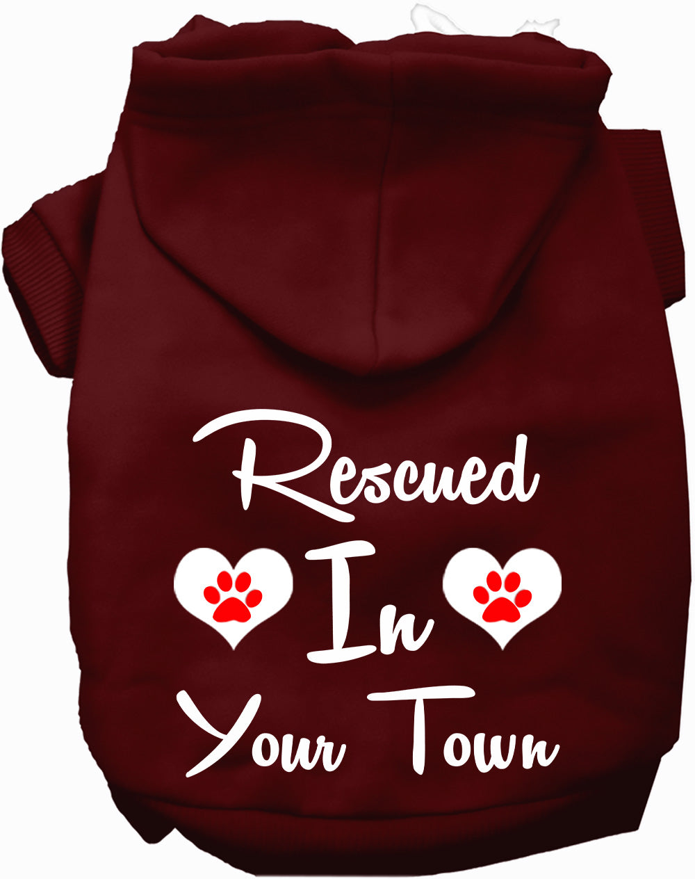 Custom Rescued In Pet Hoodie