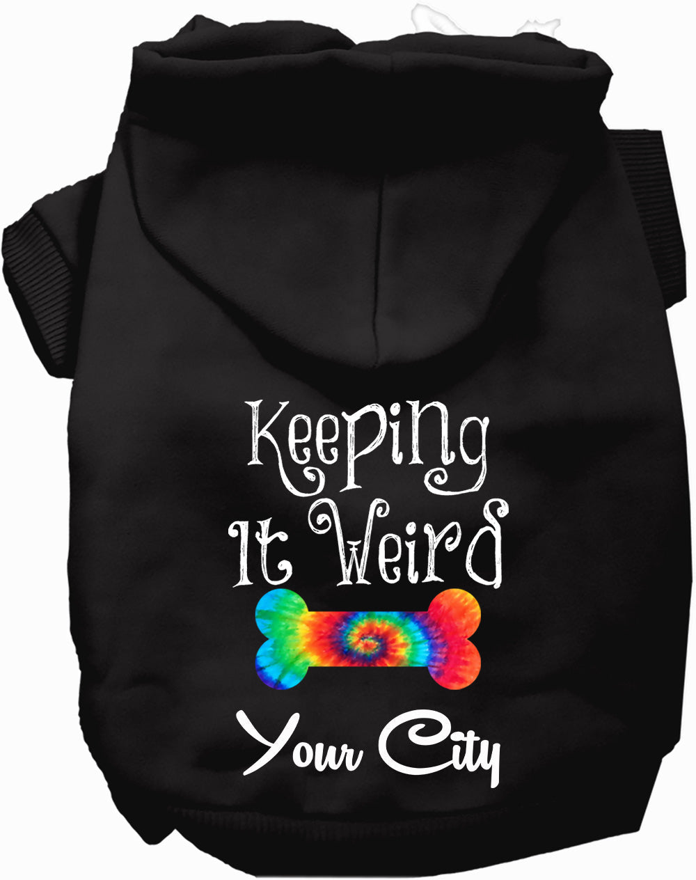 Custom Stay Weird in Pet Hoodie