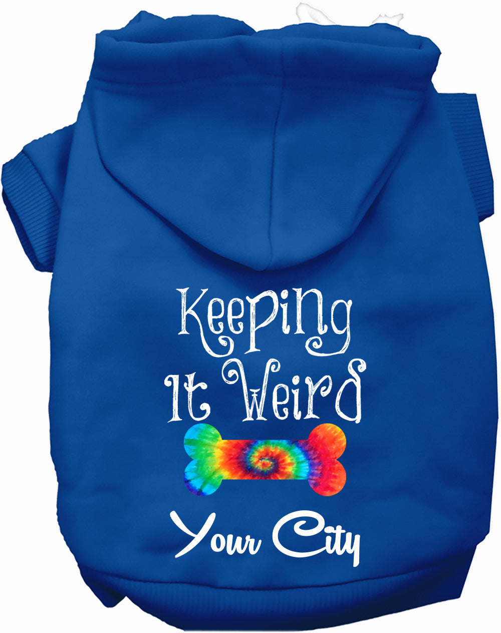 Custom Stay Weird in Pet Hoodie