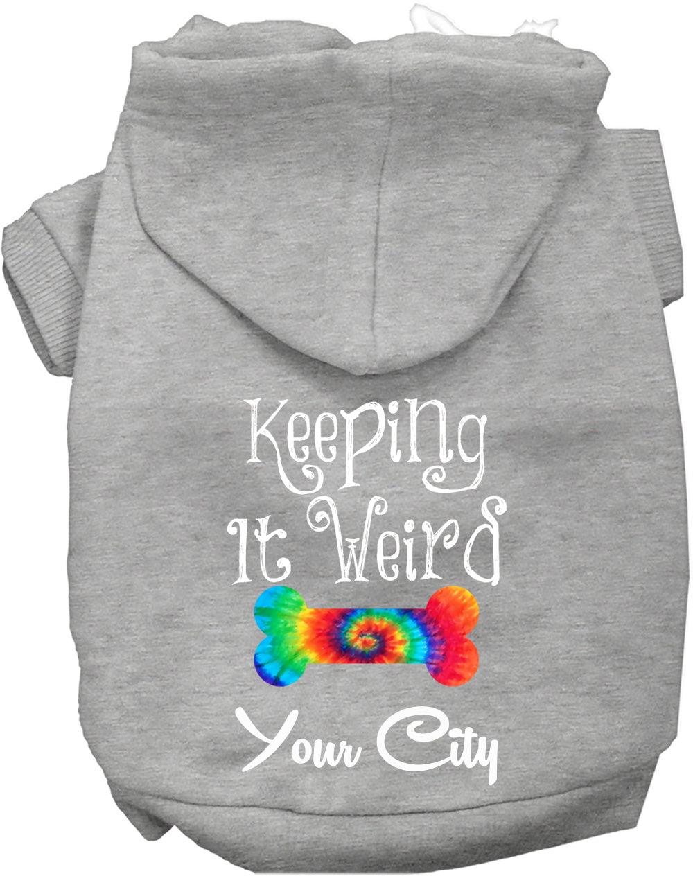 Custom Stay Weird in Pet Hoodie