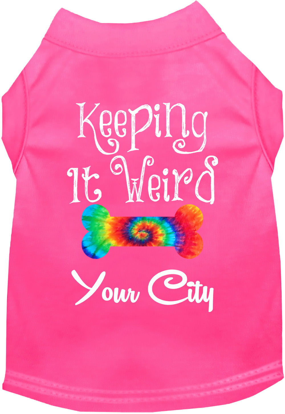 Custom Stay Weird in Pet Shirt