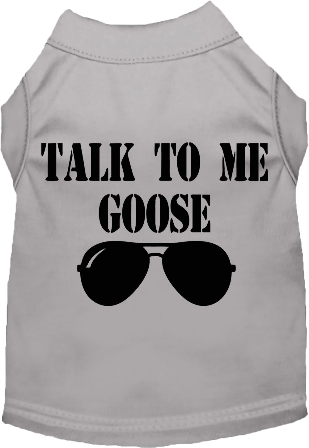 Pet Dog & Cat Shirt Screen Printed, "Talk To Me Goose"