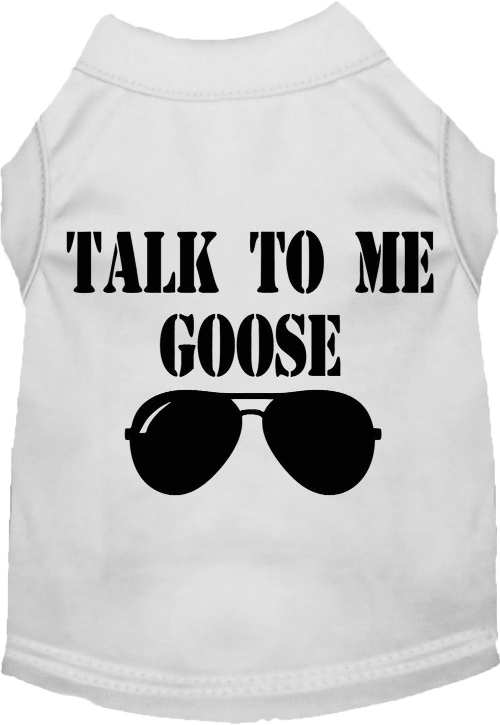 Pet Dog & Cat Shirt Screen Printed, "Talk To Me Goose"