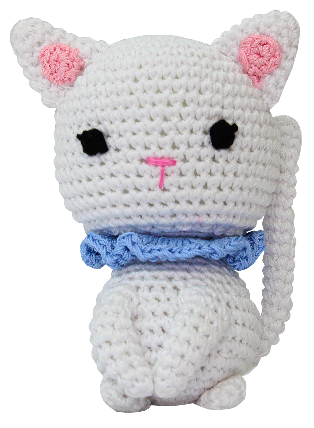 Kitty Purry Gato Crocheted Malha Brinquedo para Animais de Estimação