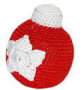 Weihnachtskugel gehäkelt gestrickt Schnickschnack Haustierspielzeug
